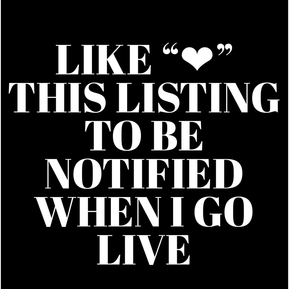 💎 I’M LIVE!!!💎💎Luxury_Closet1💎 LIKE ❤️ this post for LIVE SHOW NOTIFICATIONS